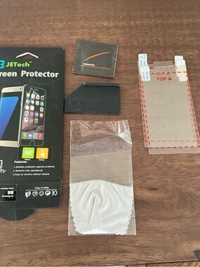 Jet Tech Screen Protector Samsung S6 HD open box 2 Pack